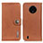 Custodia Portafoglio In Pelle Cover con Supporto K02Z per Nokia C200 Marrone