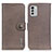 Custodia Portafoglio In Pelle Cover con Supporto K02Z per Nokia G60 5G Grigio