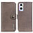 Custodia Portafoglio In Pelle Cover con Supporto K02Z per Oppo A96 5G Grigio