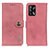 Custodia Portafoglio In Pelle Cover con Supporto K02Z per Oppo F19 Rosa