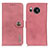 Custodia Portafoglio In Pelle Cover con Supporto K02Z per Sharp Aquos Sense7 Rosa