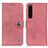 Custodia Portafoglio In Pelle Cover con Supporto K02Z per Sony Xperia 1 IV SO-51C Rosa