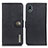 Custodia Portafoglio In Pelle Cover con Supporto K02Z per Sony Xperia Ace III SO-53C Nero