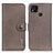 Custodia Portafoglio In Pelle Cover con Supporto K02Z per Xiaomi Redmi 9C NFC Grigio