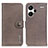 Custodia Portafoglio In Pelle Cover con Supporto K02Z per Xiaomi Redmi Note 13 Pro+ Plus 5G Grigio