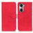 Custodia Portafoglio In Pelle Cover con Supporto K03Z per Huawei Honor 60 5G Rosso