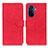 Custodia Portafoglio In Pelle Cover con Supporto K03Z per Huawei Nova Y70 Plus Rosso