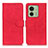 Custodia Portafoglio In Pelle Cover con Supporto K03Z per Motorola Moto Edge (2023) 5G Rosso