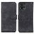 Custodia Portafoglio In Pelle Cover con Supporto K03Z per Motorola Moto G72 Nero