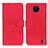 Custodia Portafoglio In Pelle Cover con Supporto K03Z per Nokia C20 Plus Rosso