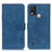 Custodia Portafoglio In Pelle Cover con Supporto K03Z per Nokia G11 Plus Blu