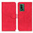 Custodia Portafoglio In Pelle Cover con Supporto K03Z per Nokia XR21 Rosso