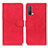 Custodia Portafoglio In Pelle Cover con Supporto K03Z per OnePlus Nord CE 5G Rosso