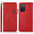 Custodia Portafoglio In Pelle Cover con Supporto K03Z per Oppo A53s 5G Rosso