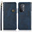 Custodia Portafoglio In Pelle Cover con Supporto K03Z per Oppo A54 5G Blu