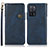 Custodia Portafoglio In Pelle Cover con Supporto K03Z per Oppo A55 5G Blu