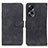 Custodia Portafoglio In Pelle Cover con Supporto K03Z per Oppo A58 4G Nero