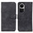 Custodia Portafoglio In Pelle Cover con Supporto K03Z per Oppo Reno10 5G Nero