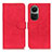 Custodia Portafoglio In Pelle Cover con Supporto K03Z per Oppo Reno10 Pro 5G Rosso