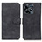 Custodia Portafoglio In Pelle Cover con Supporto K03Z per Realme C53 India Nero