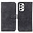 Custodia Portafoglio In Pelle Cover con Supporto K03Z per Samsung Galaxy A23 4G Nero