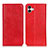 Custodia Portafoglio In Pelle Cover con Supporto K03Z per Samsung Galaxy F14 5G Rosso