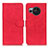 Custodia Portafoglio In Pelle Cover con Supporto K03Z per Sharp Aquos R8 Rosso