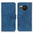 Custodia Portafoglio In Pelle Cover con Supporto K03Z per Sharp Aquos R8s Blu