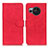 Custodia Portafoglio In Pelle Cover con Supporto K03Z per Sharp Aquos R8s Rosso