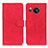 Custodia Portafoglio In Pelle Cover con Supporto K03Z per Sharp Aquos Sense7 Rosso