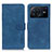 Custodia Portafoglio In Pelle Cover con Supporto K03Z per Vivo X Note Blu