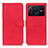 Custodia Portafoglio In Pelle Cover con Supporto K03Z per Vivo X Note Rosso