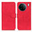 Custodia Portafoglio In Pelle Cover con Supporto K03Z per Vivo X90 5G Rosso