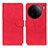 Custodia Portafoglio In Pelle Cover con Supporto K03Z per Vivo X90 Pro 5G Rosso