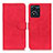 Custodia Portafoglio In Pelle Cover con Supporto K03Z per Vivo Y02S Rosso