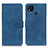 Custodia Portafoglio In Pelle Cover con Supporto K03Z per Xiaomi POCO C31 Blu