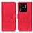 Custodia Portafoglio In Pelle Cover con Supporto K03Z per Xiaomi Redmi 10 India Rosso
