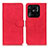 Custodia Portafoglio In Pelle Cover con Supporto K03Z per Xiaomi Redmi 10 Power Rosso