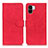 Custodia Portafoglio In Pelle Cover con Supporto K03Z per Xiaomi Redmi A1 Rosso