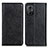 Custodia Portafoglio In Pelle Cover con Supporto K03Z per Xiaomi Redmi Note 12R Pro 5G Nero