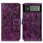 Custodia Portafoglio In Pelle Cover con Supporto K04Z per Google Pixel 6 5G Viola