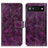 Custodia Portafoglio In Pelle Cover con Supporto K04Z per Google Pixel 6a 5G Viola