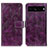 Custodia Portafoglio In Pelle Cover con Supporto K04Z per Google Pixel 7 Pro 5G Viola