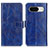 Custodia Portafoglio In Pelle Cover con Supporto K04Z per Google Pixel 8 5G Blu