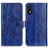 Custodia Portafoglio In Pelle Cover con Supporto K04Z per Huawei Honor X5 Blu