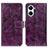 Custodia Portafoglio In Pelle Cover con Supporto K04Z per Huawei Nova 10 SE Viola