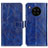 Custodia Portafoglio In Pelle Cover con Supporto K04Z per Huawei Nova 8i Blu
