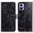 Custodia Portafoglio In Pelle Cover con Supporto K04Z per Motorola Moto Edge 30 Lite 5G Nero