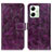 Custodia Portafoglio In Pelle Cover con Supporto K04Z per Motorola Moto G54 5G Viola