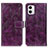 Custodia Portafoglio In Pelle Cover con Supporto K04Z per Motorola Moto G73 5G Viola